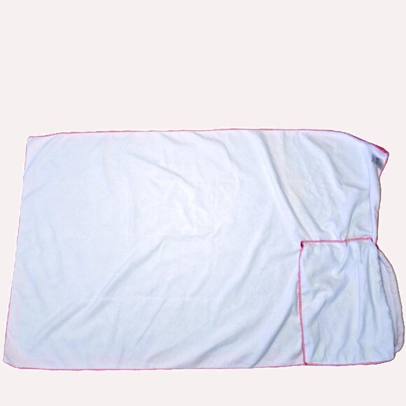 Hello Kitty Beach Towel ~ Rainbow and Flowers 2-in-1 Towel, 46"X29" NWOT - Picture 3 of 8